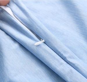 Vietnam Home Textiles Light Blue <b>Pillow</b> Case Knitted Bedroom Furniture OEM Plain Dyed Pattern 100% Polyester <b>Pillow</b> Case Cover - Product Image 5