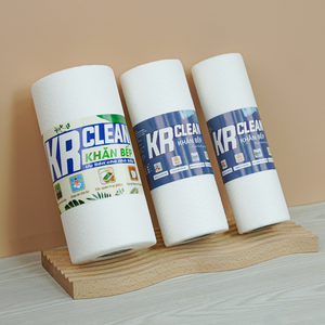 Krclean 250 feuilles 20x25cm chiffons de nettoyage en microfibre chiffons blancs super absorbants pour table à vaisselle salle de bain cuisine durable - Product Image 1