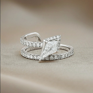 Anillo de mujer de Color E de corte brillante redondo de diamante cultivado en laboratorio de 1 quilate al por mayor de primera calidad en plata de ley 925 con certificación IGI VVS2 - Product Image 6