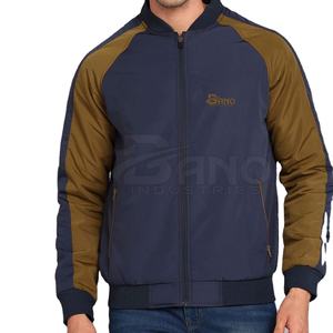 2024 chaqueta de bombardero con cuello levantado para hombre de diseño personalizado más vendida, producto de alta calidad al mejor precio - Product Image 1