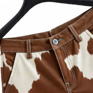 Pantalones Cortos de Cuero Vacuno para Hombre, Moda de Verano, Cierre de Botones, Cómodos, Hechos a Medida, de Alta Calidad - Product Image 3