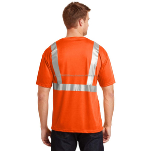 OEM service Men <b>Hi</b> <b>Vis</b> <b>T</b> <b>Shirt</b> Hot Sale Top Trending safety protection short sleeves custom design trending Men <b>Hi</b> <b>Vis</b> <b>T</b> <b>Shirt</b> - Product Image 2