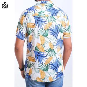 <b>Men's</b> Custom <b>Beach</b> Wear <b>shirts</b> High Quality Button <b>men's</b> <b>shirts</b> Floral Pattern Fabric Single Pack - Product Image 3