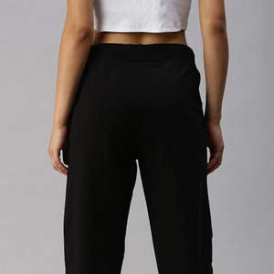 Pantalon évasé décontracté pour femme en toile respirante vert uni, fabriqué en usine, conception OEM personnalisée, faible MOQ, taille XL pour l'hiver, devant plat - Product Image 6