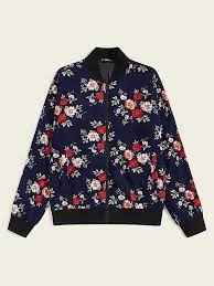 Custom Fashion High Quality & Quick Dry Breathable Floral Print <b>Long</b> Sleeve Bomber <b>Jacket</b> For <b>Men</b> Women - Product Image 4