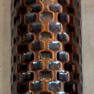 Botella de Agua de Cobre |   100% Cobre |   A prueba de fugas |   Artesanía MS |   Forma Redonda |   Imitación Antigua - Product Image 1