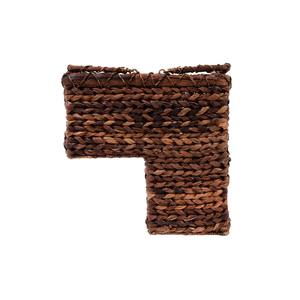 Boîte de rangement d'escalier en jacinthe d'eau avec poignée, boîte de rangement artisanale, écologique, naturelle, décoration intérieure et extérieure, vente en gros du Vietnam - Product Image 3