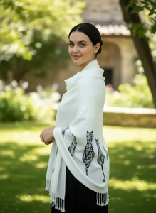 Peshtemal en coton léger, écologique, antimicrobien, à séchage rapide, imprimé animal, en viscose tissée, pour un usage domestique (forme rectangulaire) - Product Image 5