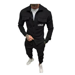 2025 survêtement en éponge polaire coupe ajustée pour hommes de qualité supérieure Logo personnalisé vêtements d'hiver écologiques lourds - Product Image 5