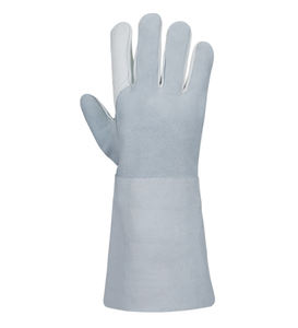 Gants de soudage en cuir de vachette de qualité supérieure Gants de sécurité industriels ignifuges résistants à la chaleur extrême avec logo personnalisé - Product Image 5