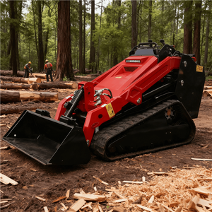 รถตักล้อยางขนาดเล็ก เครื่องยนต์ดีเซล รถขุดขนาดเล็กแบบมีถัง รถตักหน้า สำหรับขายในงานอุตสาหกรรมและเกษตรกรรม - Product Image 1