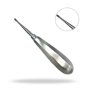 Elevador Dental Quirúrgico de Punta de Ala de 3 mm, Instrumento de Acero Inoxidable para Luxación Dental y Elevación de Raíces - Product Image 1