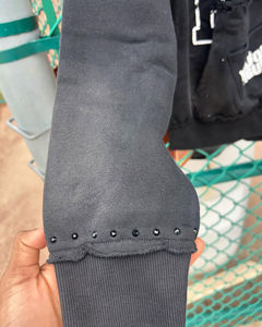 Sudadera con Capucha Larga de Punto Casual de Invierno para Mujer, con Apliques Lavados, Moderna y Cómoda - Product Image 2