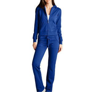 Pakistan manufacture hot Selling Hoodies Tracksuit women 100% Cotton Breathable <b>Blank</b> Custom Plain casual wear tracksuit - Product Image 4