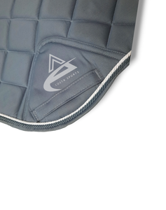 Selle de saut équestre pour chevaux Tapis de selle en coton style mode Tapis de selle gris pour chevaux - Product Image 4