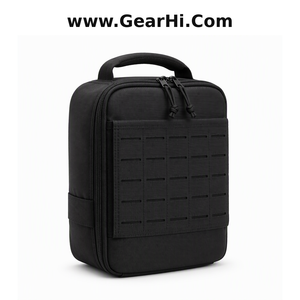 Ruggedized Heavy Duty AED Carry <b>Pouch</b> with Zipper Closure Nylon Material <b>Water</b> Resistant Public Access Defibrillator Storage Bag - Product Image 4