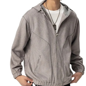 Sudaderas con cremallera recortadas para hombre con capucha gruesa de algodón 100%, sudaderas con cremallera, logotipo personalizado, ropa de calle, sudaderas con capucha personalizadas con cremallera, precio al por mayor - Product Image 5