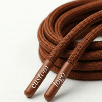 En gros, lacets magnétiques unisexes de 8 mm de haute qualité, imprimés, plats, sportifs, avec embouts en plastique avec aglets, logo personnalisé et extrémités enduites, par paire