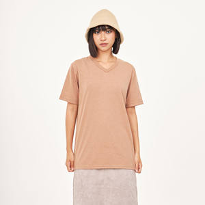 Unisex Basic Heather Milk Tea Color manga corta estilo Casual ropa de alta calidad Jersey transpirable para hombres mujeres directo - Product Image 1