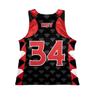 Venta al por mayor Team Lacrosse Pinnies Mujeres Custom Racerback Mesh Reversible Sublimated Pinnies Hecho Con Tela Transpirable de Secado Rápido - Product Image 4