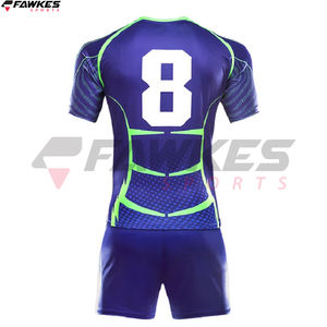 Venta al por mayor sublimación impreso Rugby uniforme conjunto ajustable transpirable deporte desgaste Rugby uniforme - Product Image 2