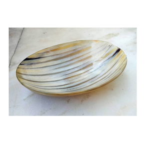 Bandeja de servicio de cuerno de búfalo natural Venta caliente Bandejas de servicio de cuerno natural Precio al por mayor - Product Image 6