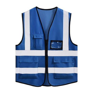 เสื้อกั๊กนิรภัย Hi VIS สะท้อนแสงทำงานเสื้อกั๊กนิรภัยสำหรับผู้ชายเสื้อกั๊กนิรภัยตามสั่ง - Product Image 5