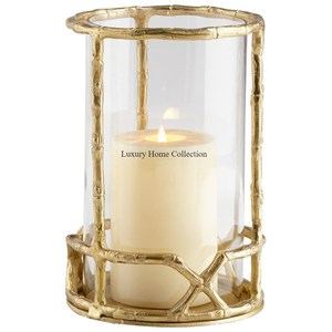Bougeoir décoratif en métal de style simple support coulé en aluminium de couleur argent pour bâton de bougie de cire et approvisionnement en foudre votive - Product Image 5