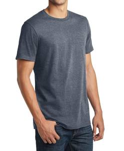 Personnalisation en gros de T-shirts en pur coton 100%, t-shirt surdimensionné pour hommes t-shirts à col rond en tissu tricoté vierge ordinaire - Product Image 2