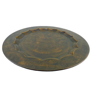 Round <b>Plate</b> With Smoke Stone Kitchenware <b>Decorative</b> <b>Plates</b> Home Decoration Interior Hotel Supplies Restaurants - Product Image 3