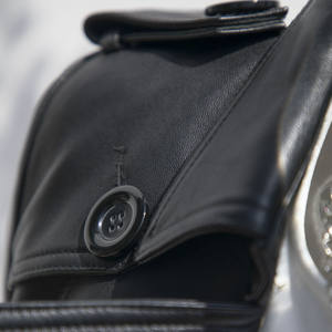 Veste d'hiver en cuir pour homme en gros, col montant, haute qualité, design personnalisé, fabrication professionnelle, respirante, coupe-vent - Product Image 5