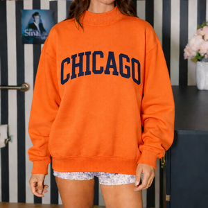 Women Oversized <b>Long</b> Mockneck Pullover <b>Sweatshirt</b> Autumn Winter Urban Style Casual Soft Warm Daily Wear - Product Image 5