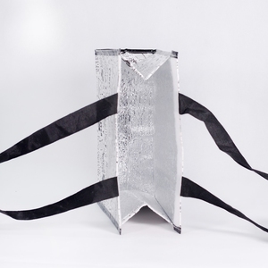 Typographie Imprimé Laminé Non-tissé Polypropylène Léger Durable Feuille D'aluminium Doublure Écologique Isolé Glacière - Product Image 4