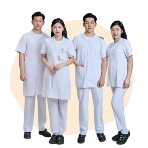 Servicio OEM, Bata de Laboratorio Blanca, Uniforme de Manga Corta, Pantalones, Uniforme de Dentista, Ropa de Médico para Laboratorio y Consultorio - Product Image 2