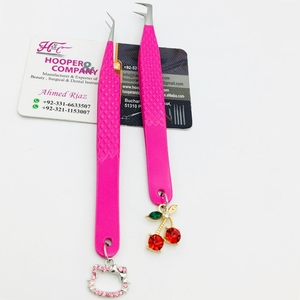 แหนบต่อขนตาปลอมรูปเชอร์รี่แบบใหม่แหนบขนมิงค์แบบใช้ครั้งเดียว - Product Image 2