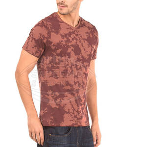 Camiseta de Manga Corta para Hombre, Cuello en V, 100% Algodón Canvas, Ecológica, de Secado Rápido, Antiarrugas, Transpirable, Ajuste Holgado, Sensación Ligera - Product Image 4
