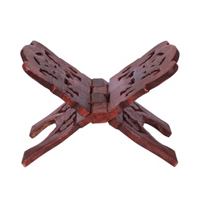Soporte de madera hecho a mano para lectura de libros Rihal Rehal Al-Quran Bible Gita - Product Image 1