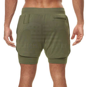 กางเกงขาสั้นสำหรับยิมกางเกงขาสั้นออกกำลังกายแบบสั่งทำ - Product Image 3