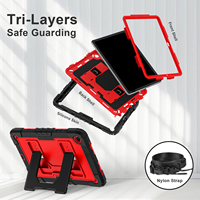 Housse de tablette robuste à fixation directe d'usine avec support pliable et bandoulière pour Samsung Galaxy Tab A11 Plus A9 Plus 11 pouces
