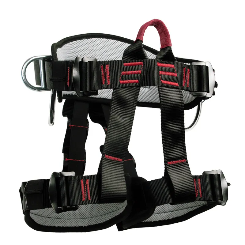 Cintura di sicurezza da campeggio 25KN Outdoor Rock Climbing Outdoor espandi Training Half Body Harness forniture protettive attrezzature