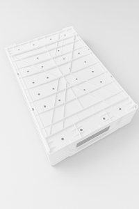 MOLDICA Bac à semis profond de qualité industrielle en plastique blanc avec trous de drainage 660x440x120mm 34.85L Agriculture Culture en serre - Product Image 2