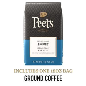 กาแฟพีทส์ กาแฟคั่วกลางบดละเอียด 100% อาราบิก้า - บิ๊กแบง ถุง 18 ออนซ์ - Product Image 6