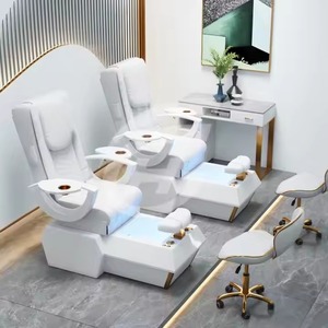 Silla de pedicura de masaje sin fontanería personalizada OEM para salón de uñas spa de pies para el cliente - Product Image 4