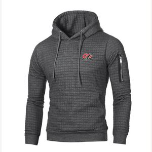 เสื้อสเวตเตอร์มีฮู้ดของผู้ชายเสื้อสเวตเตอร์มีซิปด้านข้างทรงพอดีตัวใหม่2026คุณภาพพรีเมี่ยม - Product Image 6