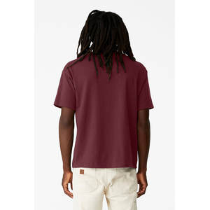 T-shirt en coton épais de qualité supérieure respirant ajusté Logo personnalisé T-shirt surdimensionné lourd en coton épais vierge T-shirt à épaules tombantes - Product Image 5