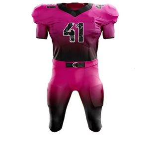 Personalizable Juventud Fútbol Americano Jersey Transpirable Sublimación Equipo Uniforme Plus Size Set - Product Image 5