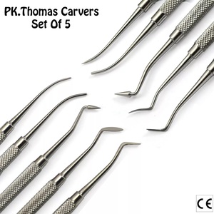 ชุดช่างแกะสลัก PK Thomas 5ชิ้นเครื่องมือแกะสลักเทคนิคทางทันตกรรมเครื่องมือแกะสลักและแบบจำลองทางทันตกรรม - Product Image 3
