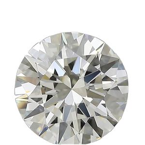 เพชรโซลิแทร์สีขาวใส VVS1ได้รับการรับรองจาก Gia ทรงกลมเจียระไนแบบธรรมชาติที่สมบูรณ์แบบขายเพชรทรงหลวมสี2.07กะรัต L - Product Image 1