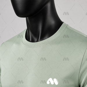 Camiseta Deportiva de Secado Rápido para Hombre, Personalizable con Logotipo Frontal, para Gimnasio, Running, Atlética, OEM, 100% Poliéster, Tejido de Punto, Sólida, Formal - Product Image 2