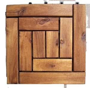 ไม้อาเคเซียแบบดั้งเดิมที่ทันสมัยพื้นกันลื่นกันน้ำ6-SLAT กลางแจ้ง pavers เรียบสำหรับใช้กลางแจ้ง - Product Image 6